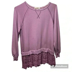 Rewind women's  blouse-tunic purple  size Medium